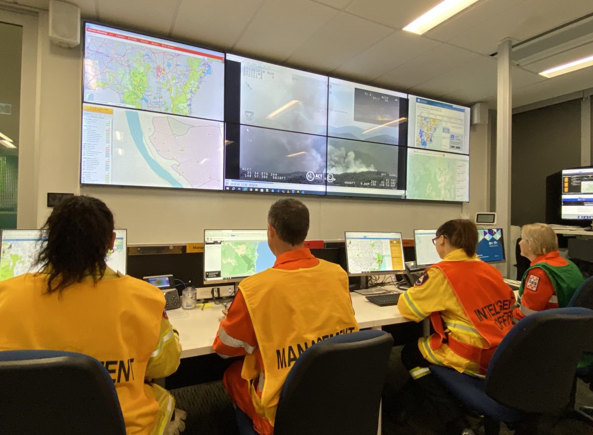 emergency services workers at ESA