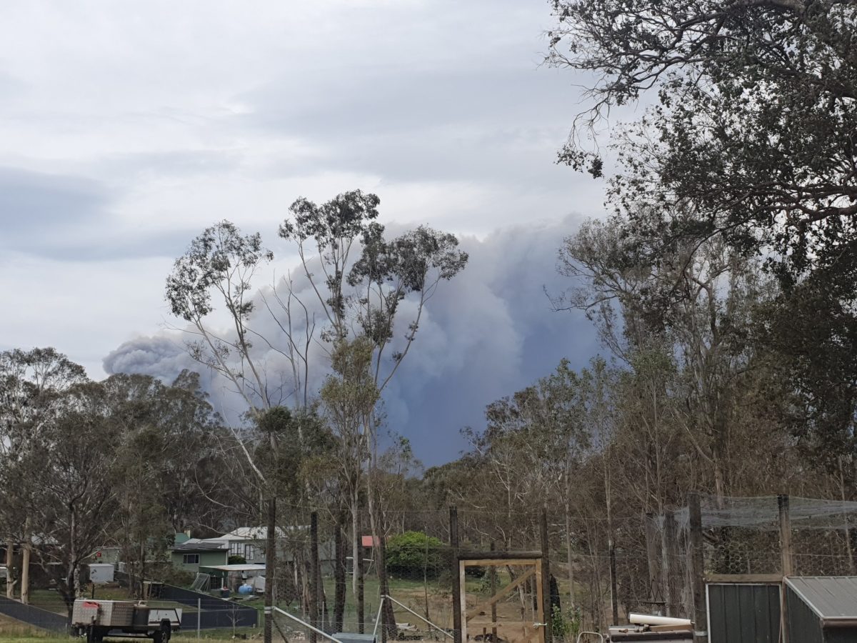 Coolagolite fire as seen from Quaama