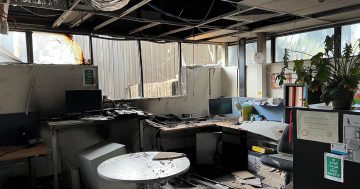 Suspicious fire causes 'substantial damage' to Woden Community Service offices