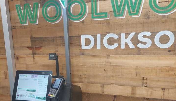 Woolworths Dickson self service checkout