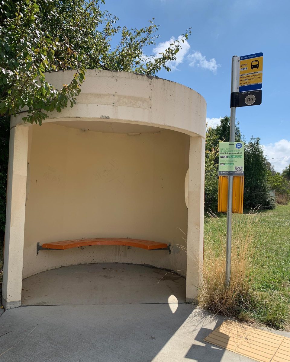 Canberra bus shelter