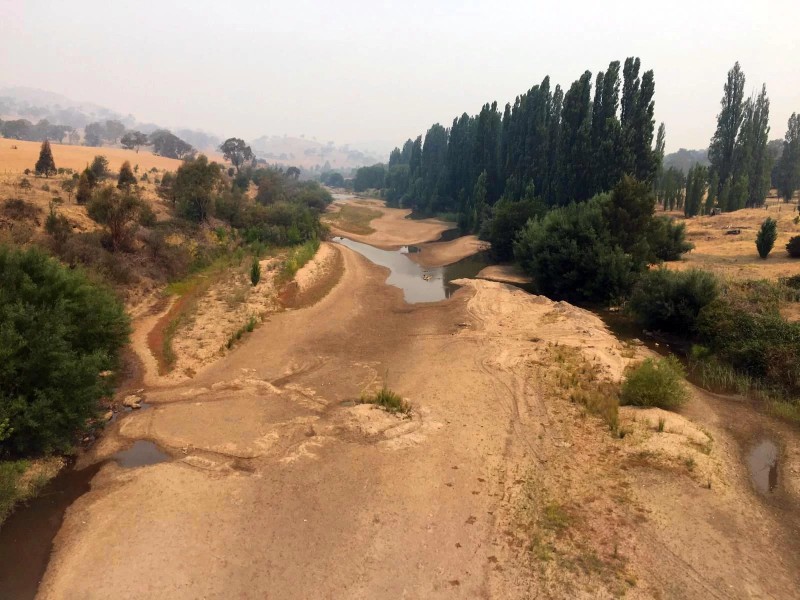 River in drought