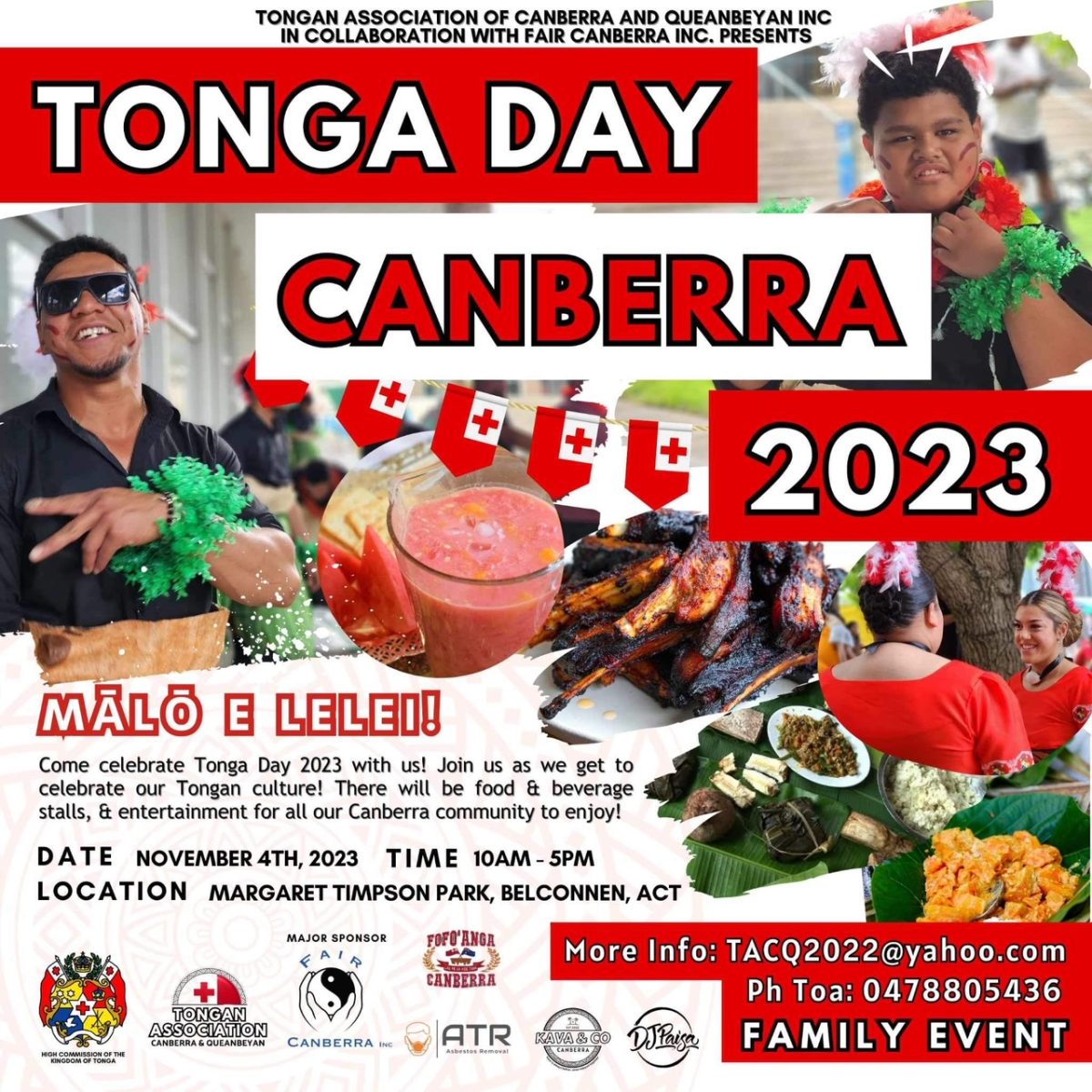 Poster for Tonga Day