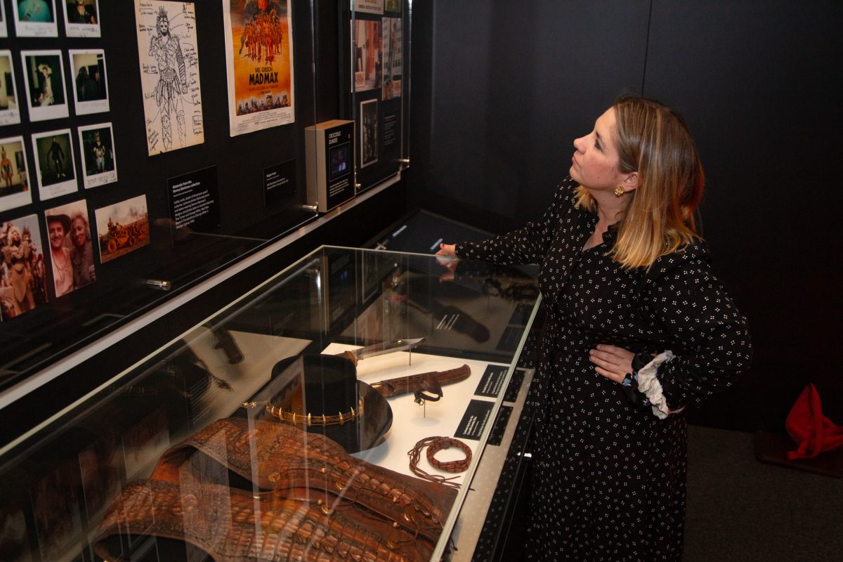 Australians and Hollywood exhibition at the National Film and Sound Archive.