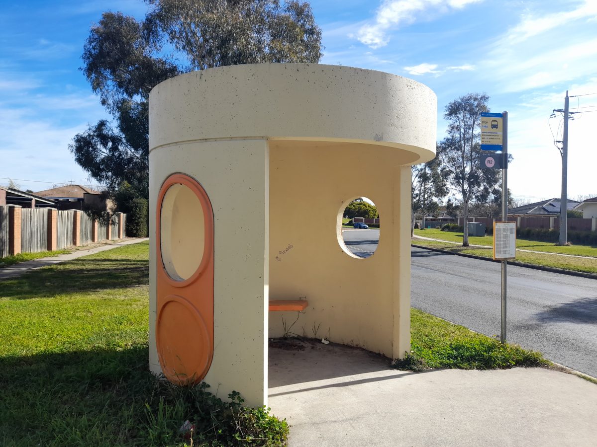 Canberra bus shelter