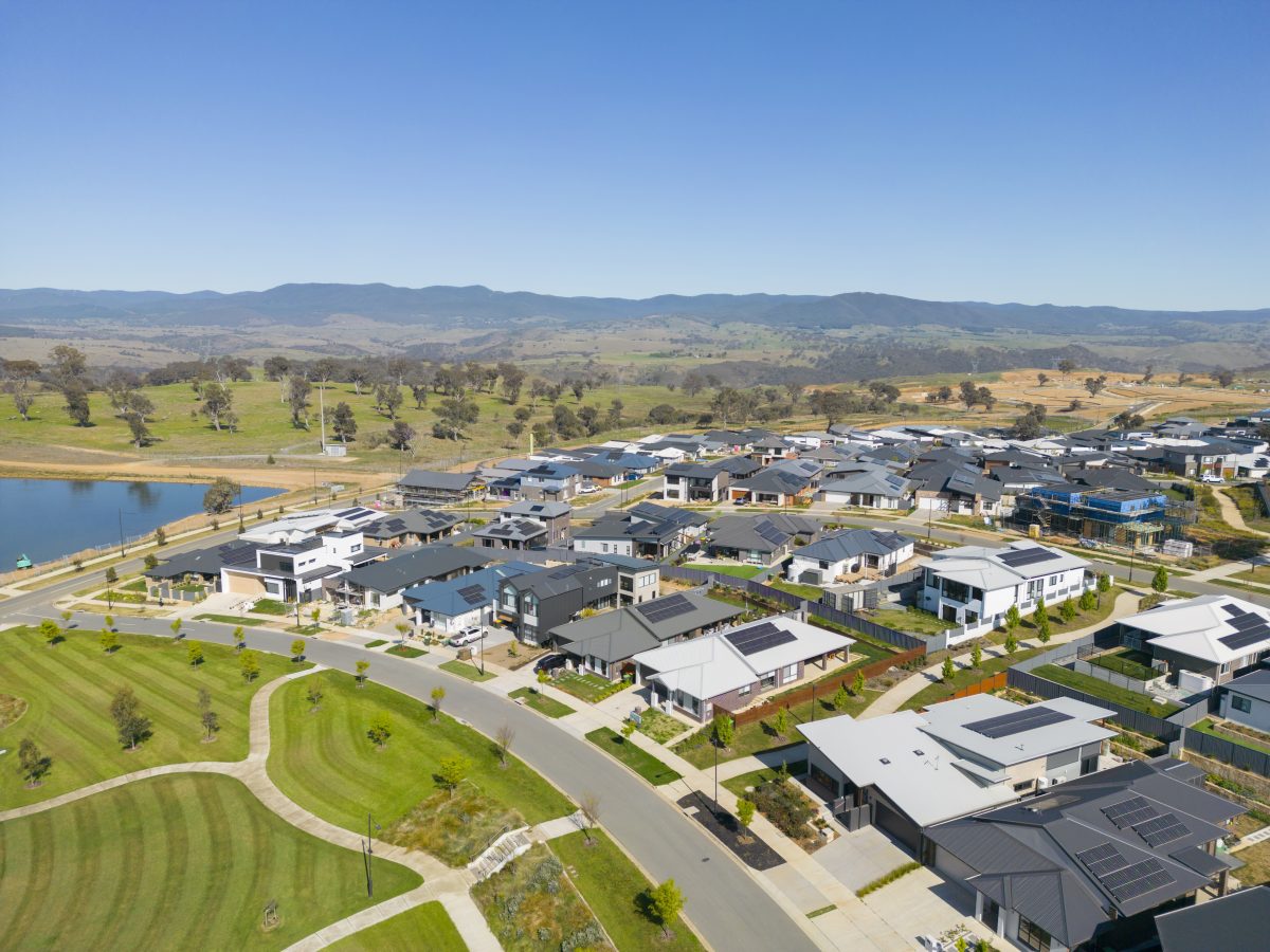 Aerial shot of Ginninderry