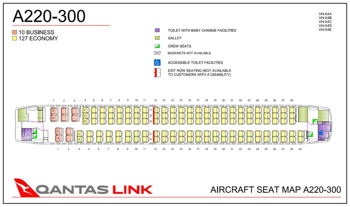 First Qantas A220 with special First Nations art colour scheme on its ...