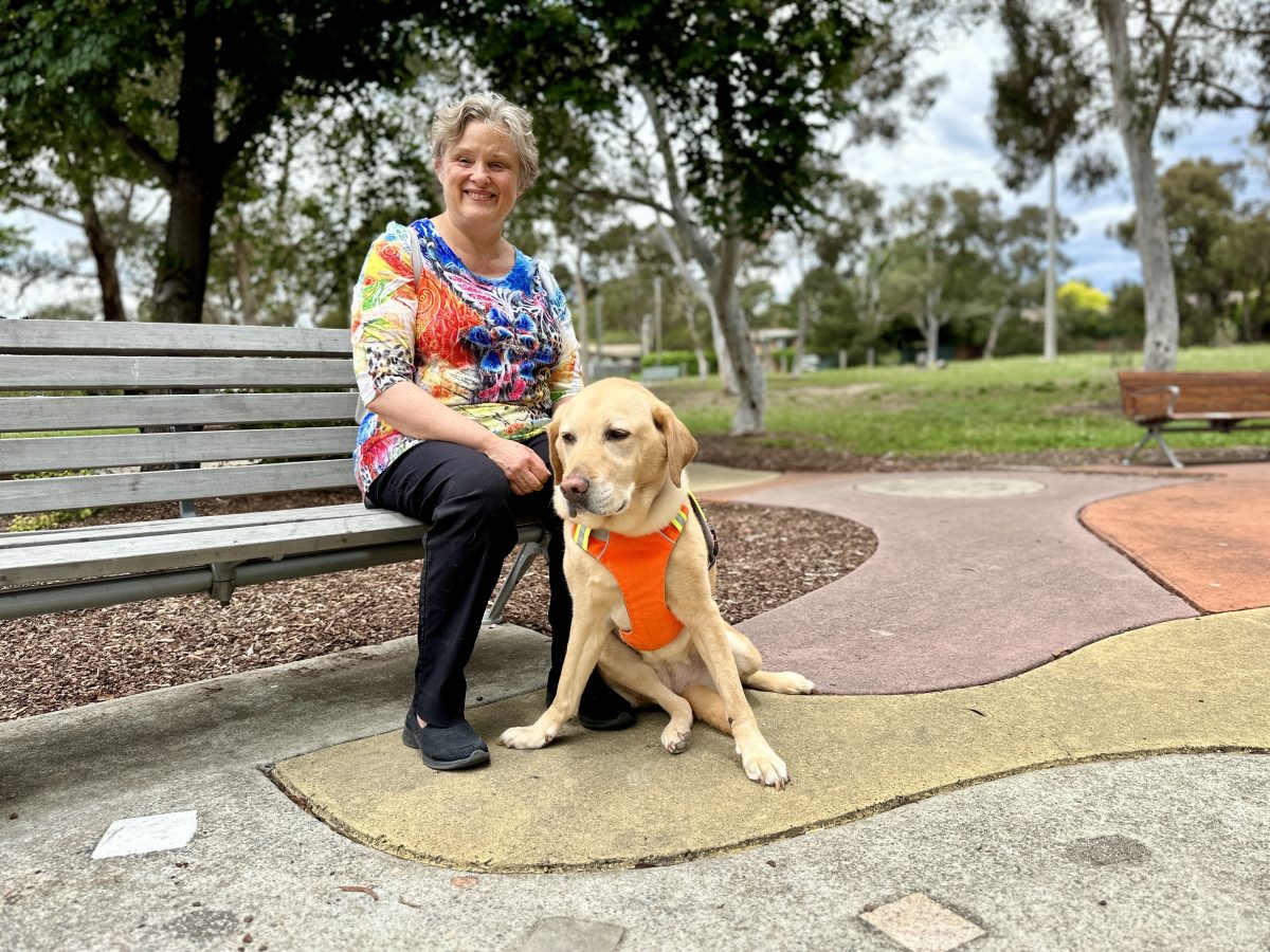 Guide dog with her own