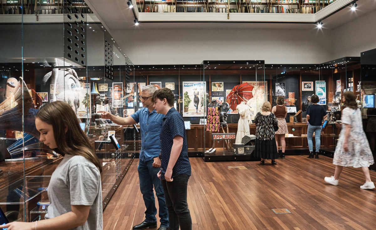 The inside of The Library at the National Sound and Film Archive