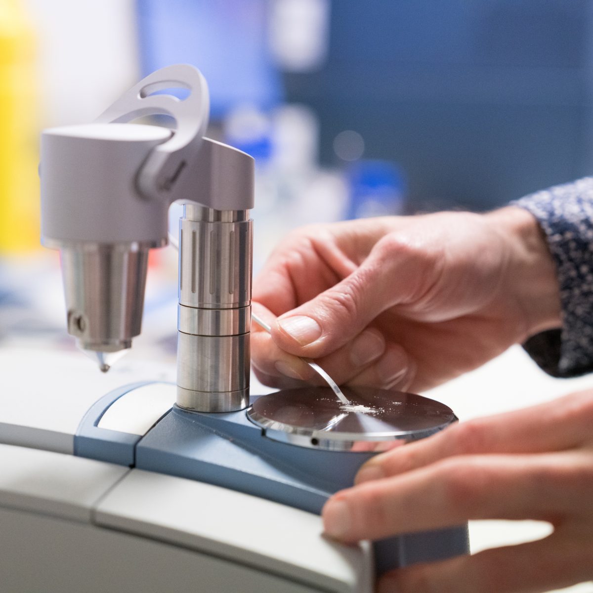 powder being tested at CanTEST