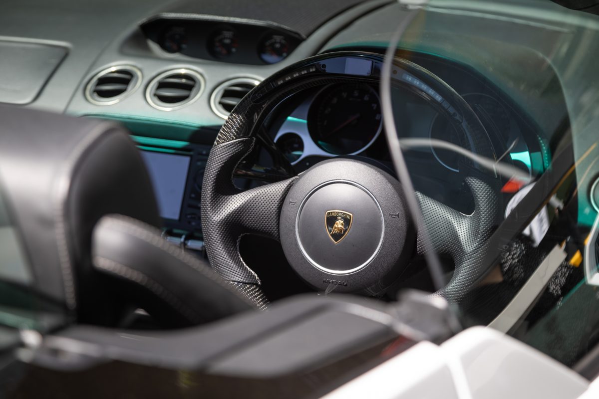 Lamborghini steering wheel