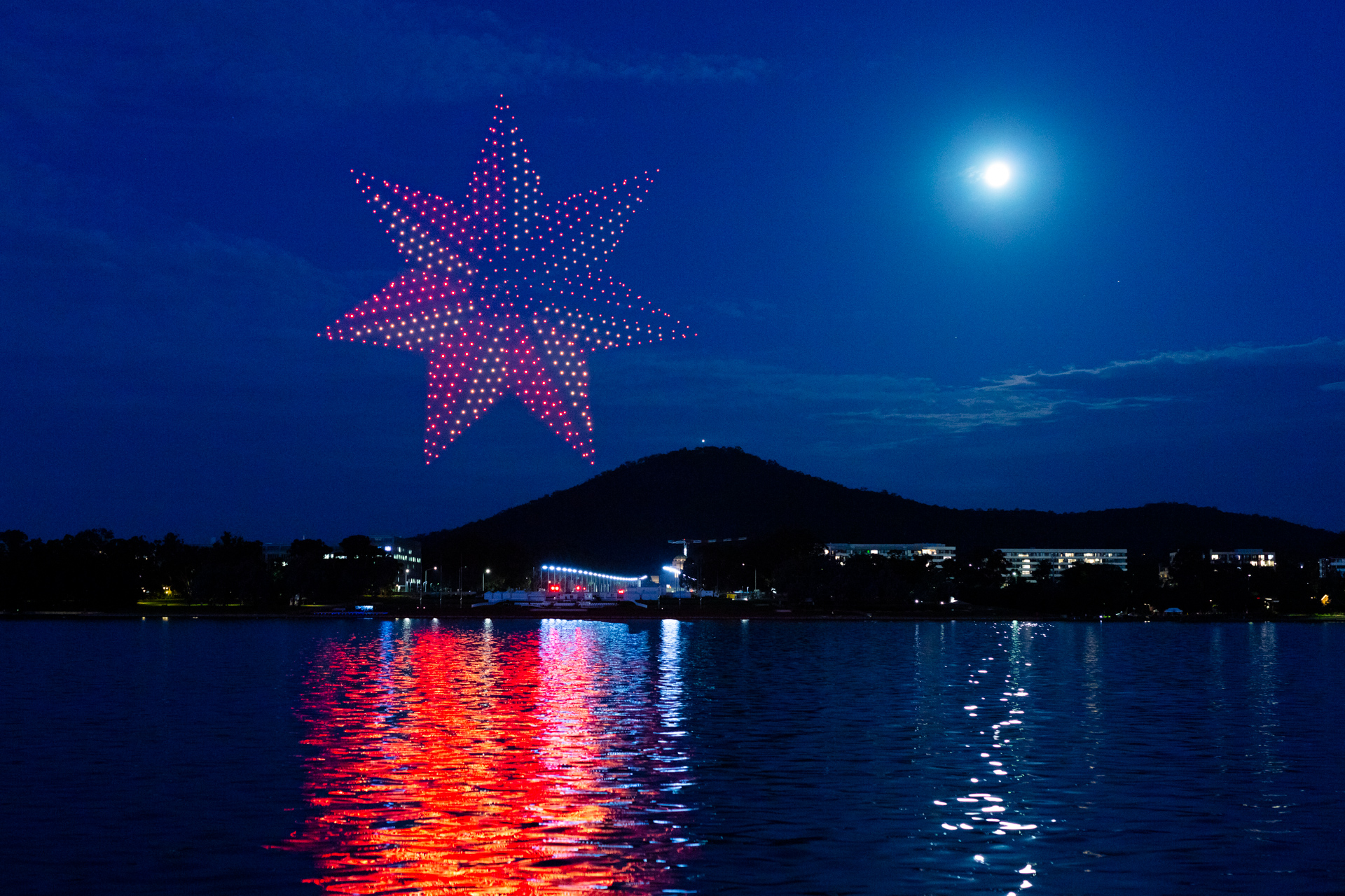 You won’t miss fireworks, Canberra the Australia Day drone show is