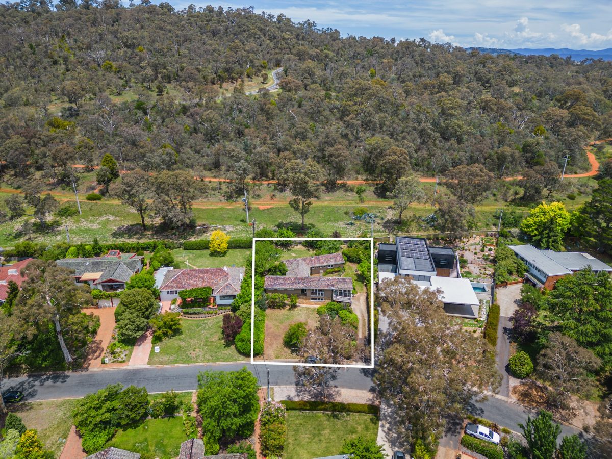 aerial view of block