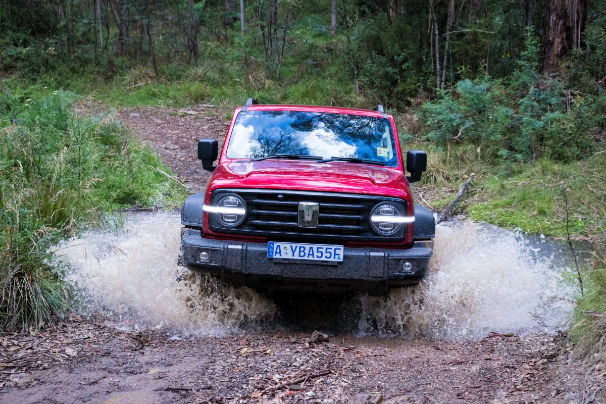 GWM Tank off-roading