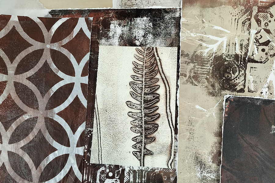 Gelli Printing art class at Tuggeranong Arts Centre