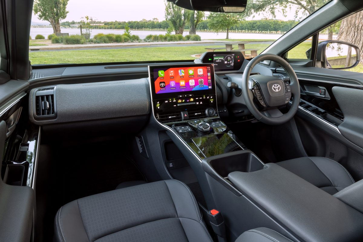 bZ4X AWD interior