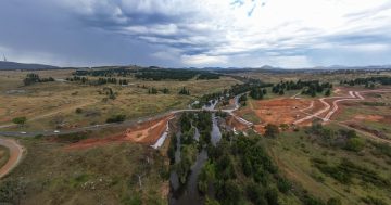 End of flood-prone Coppins Crossing in sight as work starts on Molonglo River Bridge project
