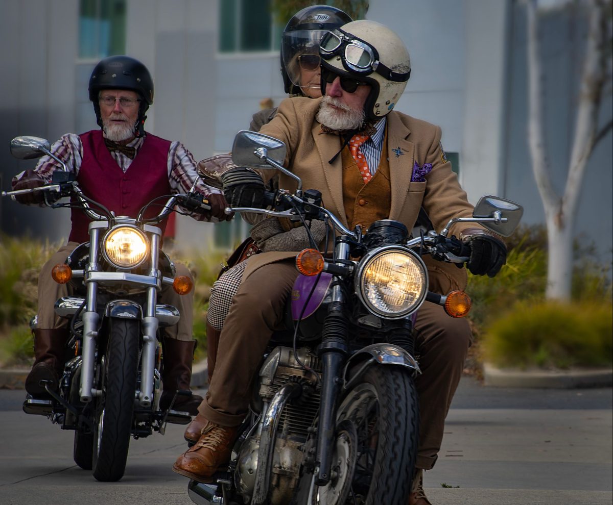 Man on motorbike