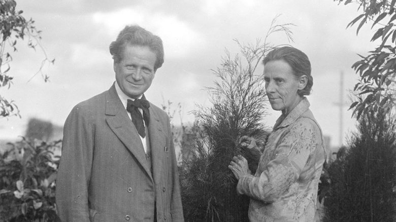Walter Burley Griffin and Marion Mahony Griffin in 1930