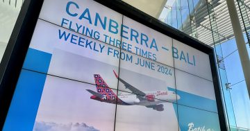 Up, up and away! You can book direct flights from Canberra to Bali today