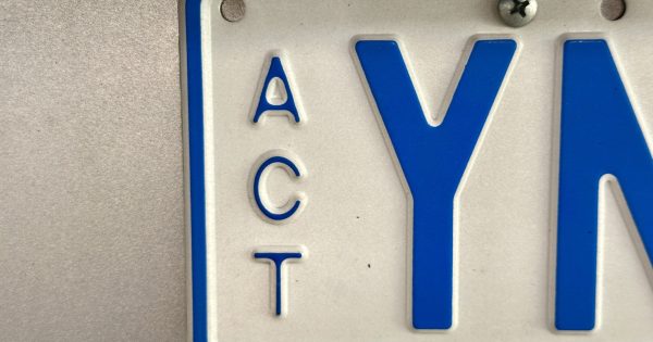 ACT Government signs off on new type of numberplate