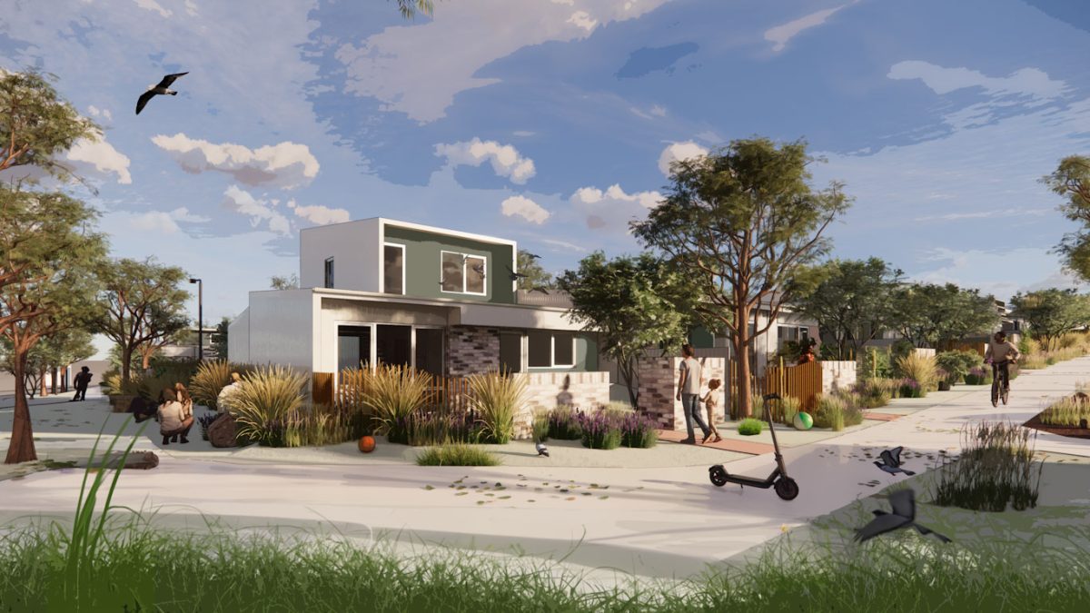 North Wright compact homes render