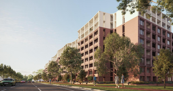 DA lodged for 418 units on former public housing block on Northbourne Avenue