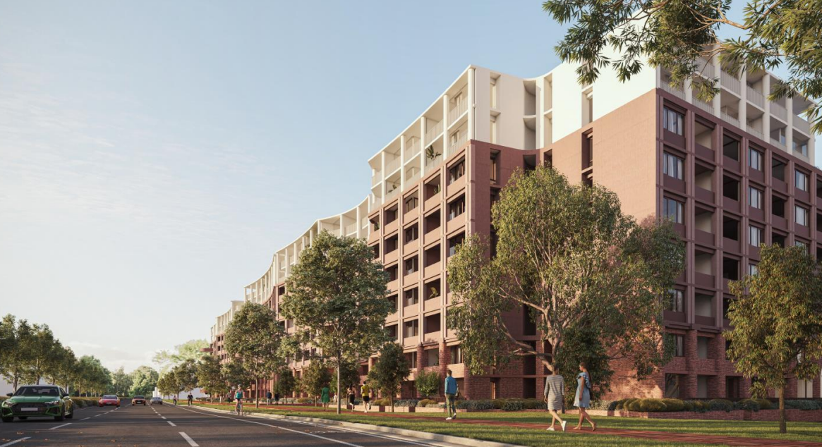 render of new apartments