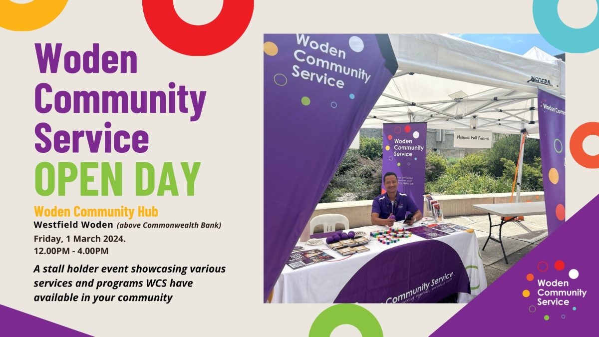 WCS community hub open day event poster