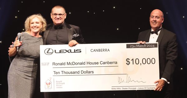 Night of glamour as Canberra comes through in a big way for Ronald McDonald House