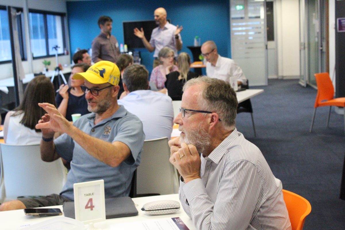 People in a room as part of a Collab Lab