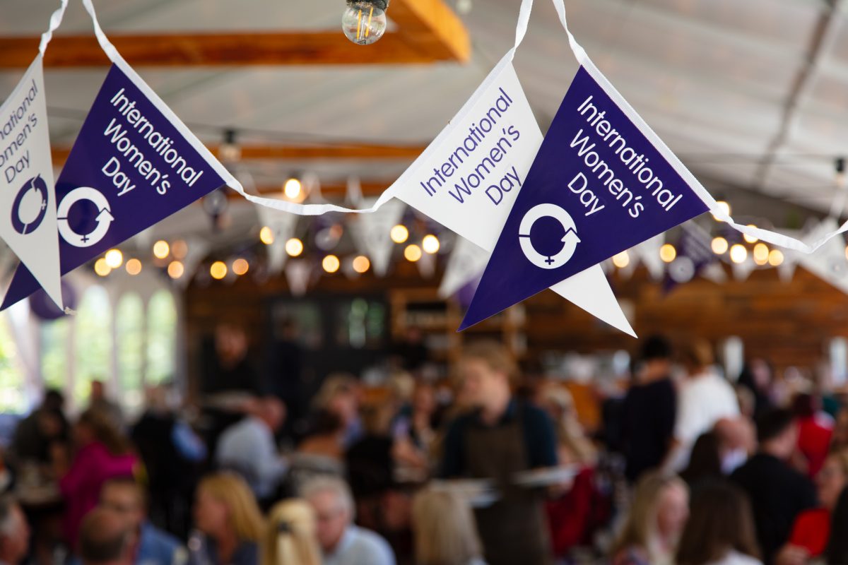 international women's day bunting