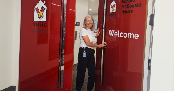 Take a look behind Canberra's big red doors at Ronald McDonald House