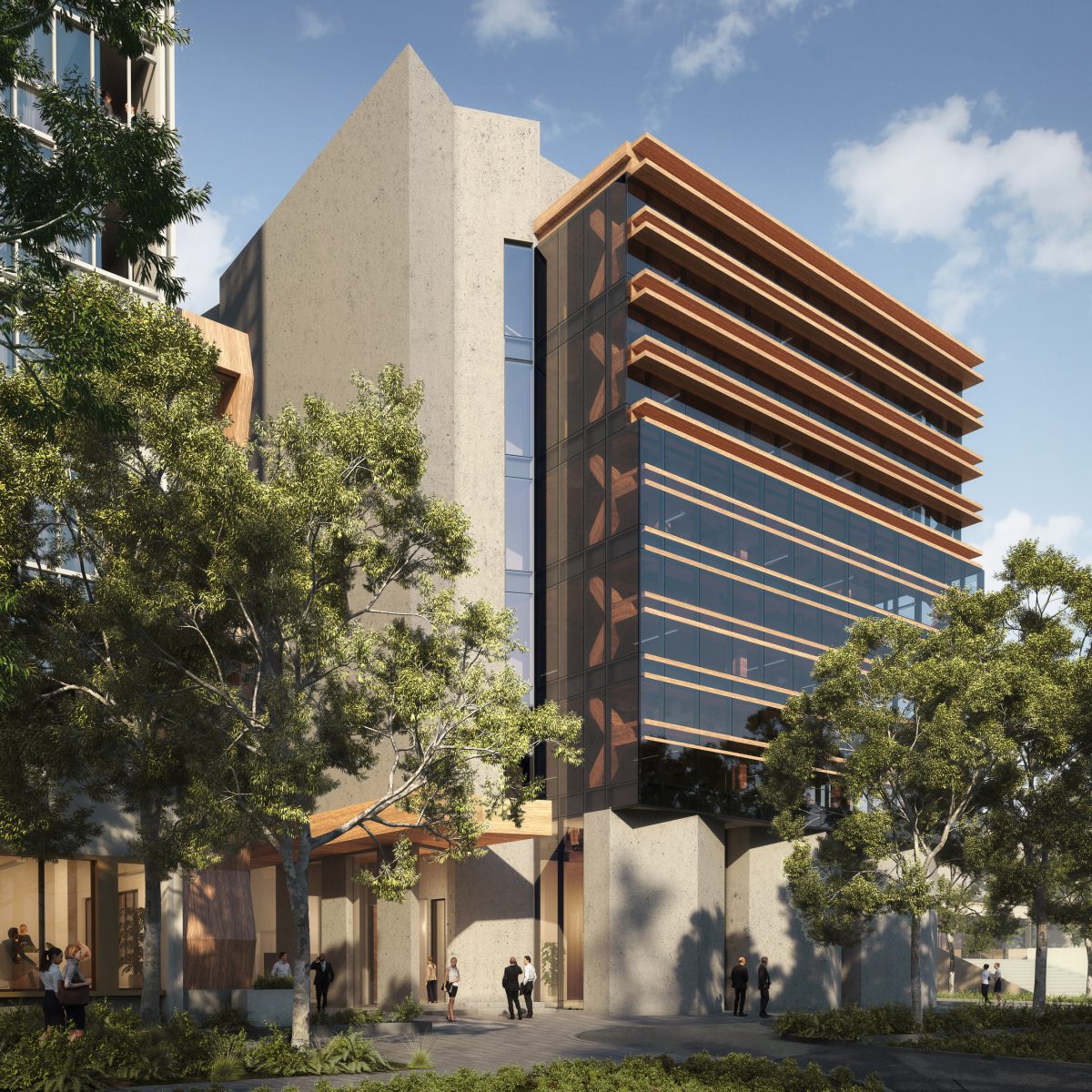 Artist's impression of the 220 Northbourne Avenue build-to-rent project.