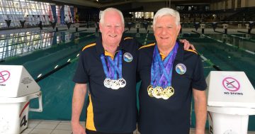 He’s leaving Canberra, but Gary Stutsel remains a local swimming hero