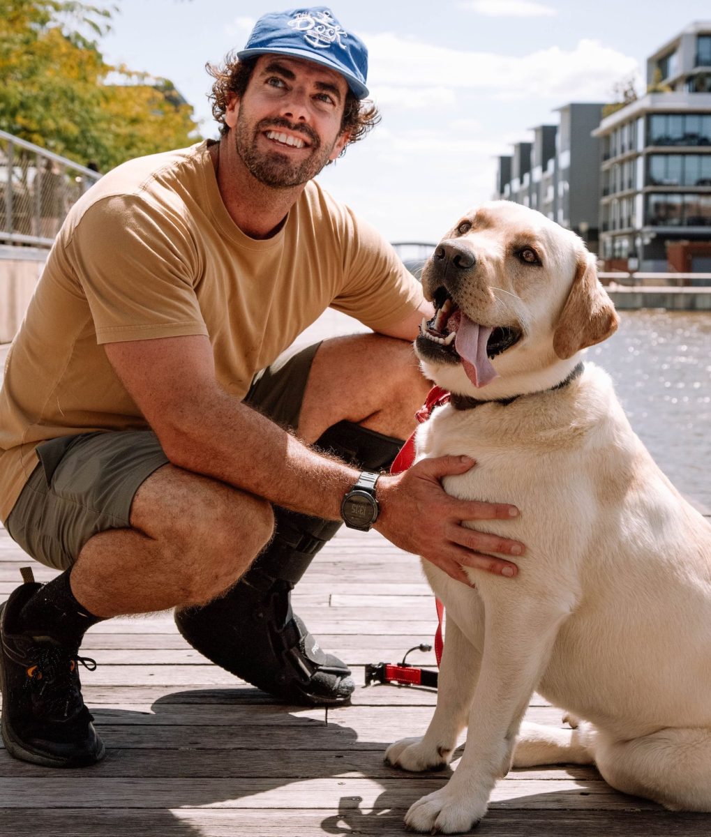 Glen and his labrador Donnie