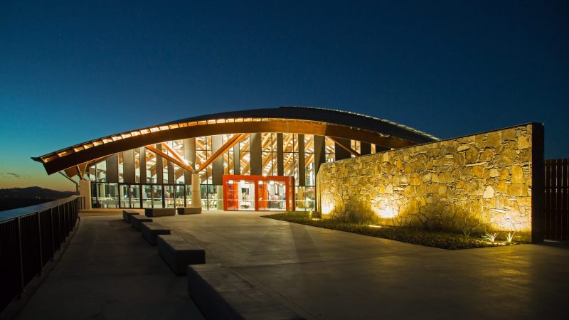 arboretum at night