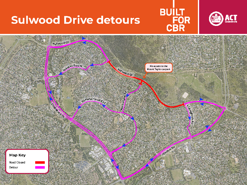 Sulwood Drive detours