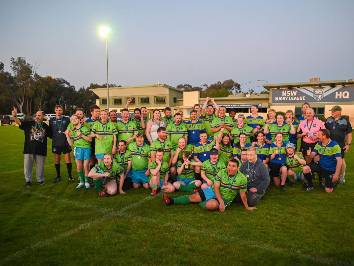 The Score Raiders players and support staff