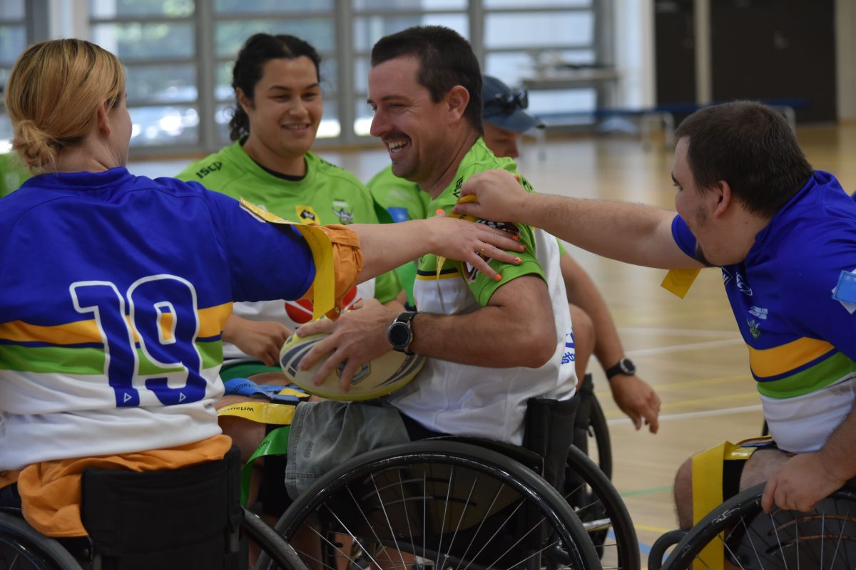 Wheelchair rugby league player