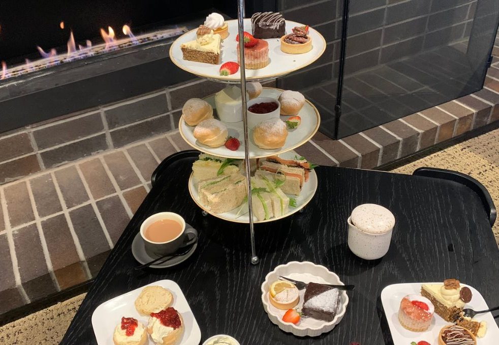 High tea is served at the Southern Cross Club.