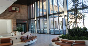 Inside the Canberra Hospital’s new main entrance