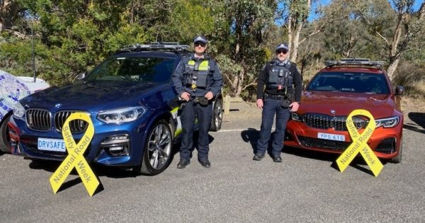 Canberrans urged to 'ensure every journey ends safely' this National Road Safety Week
