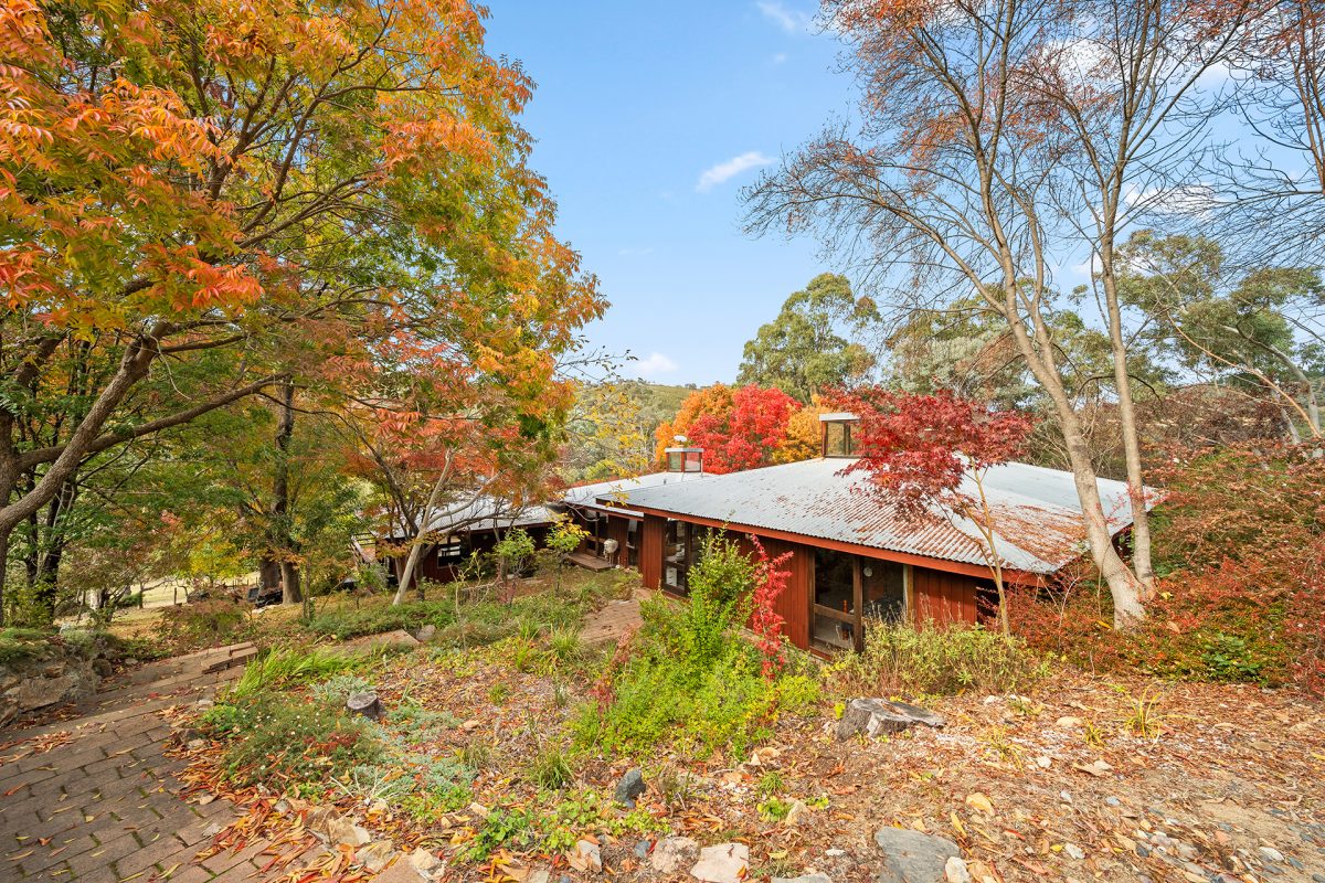 exterior of home in the bush