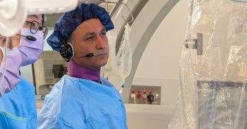 Canberra doctor pioneers new heart treatment at National Capital Private hospital