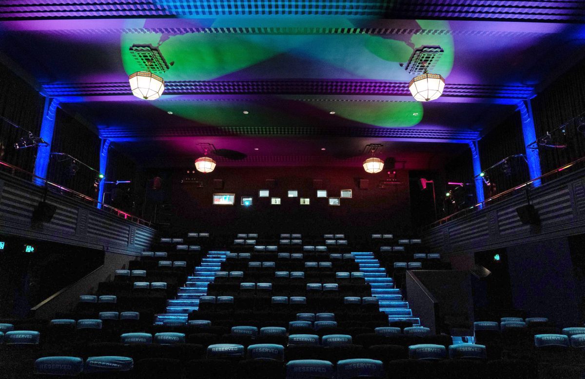 The inside of the Arc Cinema in Canberra