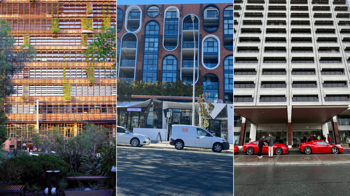 Canberra apartment buildings detail