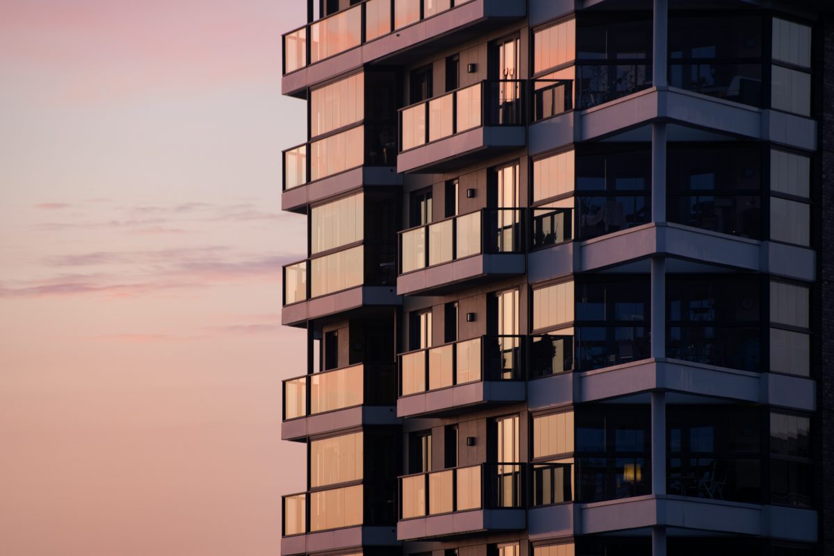 exterior of apartment