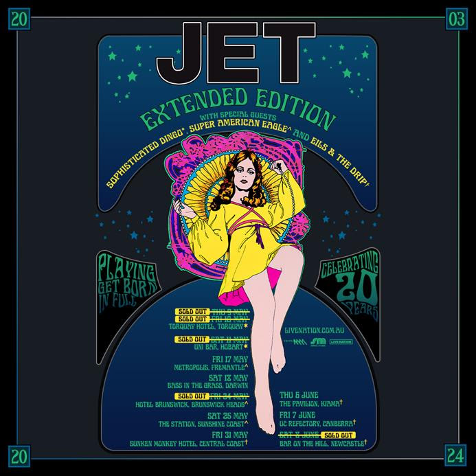 Jet Get Born Tour Poster