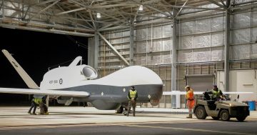 First of four MQ-4C Triton uncrewed maritime aircraft arrives in Australia
